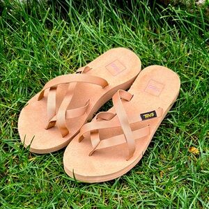 Teva Beige Strappy Sandals